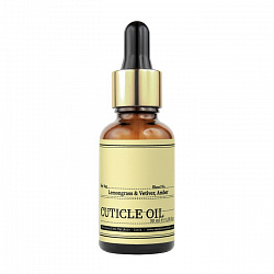 Масло для кутикулы Lemongrass & Vetiver, Amber 30 мл