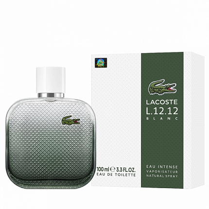 Мужская туалетная вода Lacoste L.12.12. Blanc Eau Intense (Евро качество)