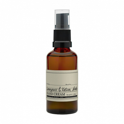 Крем для рук Lemongrass & Vetiver, Amber 50 мл