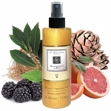 Парфюмированный спрей для тела Jo Malone Blackberry & Bay (с шиммером)