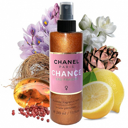 Парфюмированный спрей для тела Chanel Chance Eau Fraiche (с шиммером)