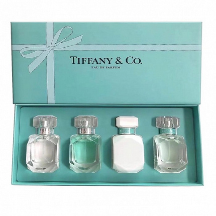 Подарочный парфюмерный набор Tiffany & Co Eau De Parfum 4 в 1